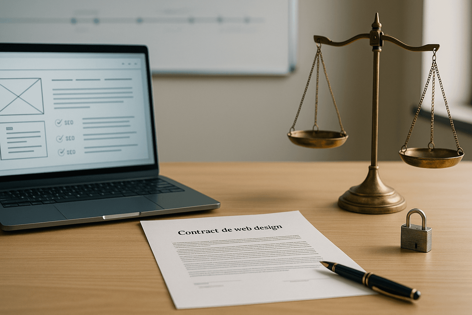 Contractul de web design: importanță, conținut esențial și protecție juridică
