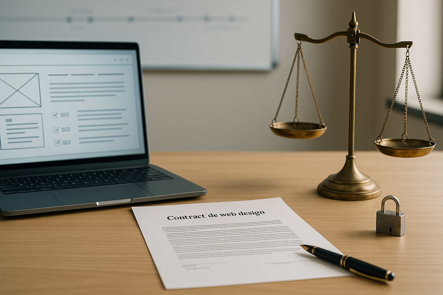 Contractul de web design: importanță, conținut esențial și protecție juridică