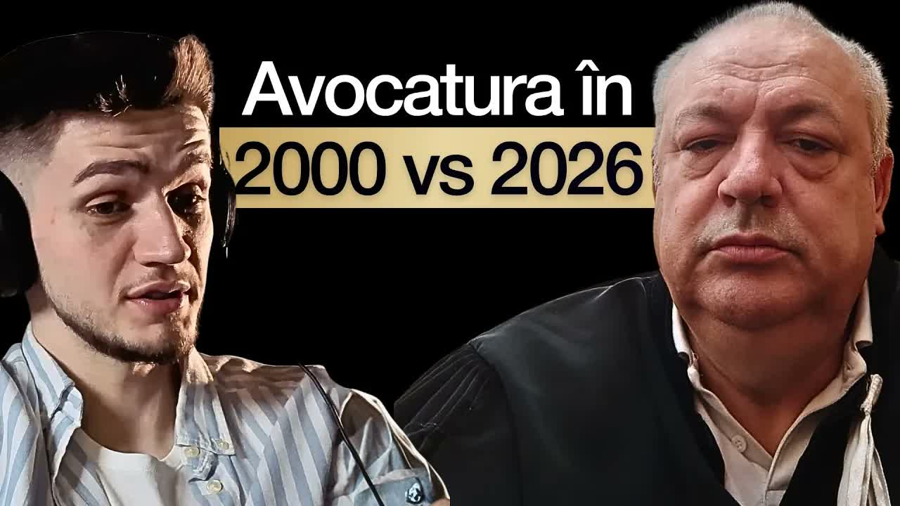 Avocatura în 2000 vs 2026 — discuție cu av. Ioan Trifan